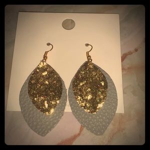 Leather earrings